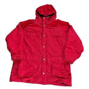LL Bean Vintage Coat Baxter State Parka Wool Plaid Blanket Lined Men Large Tall